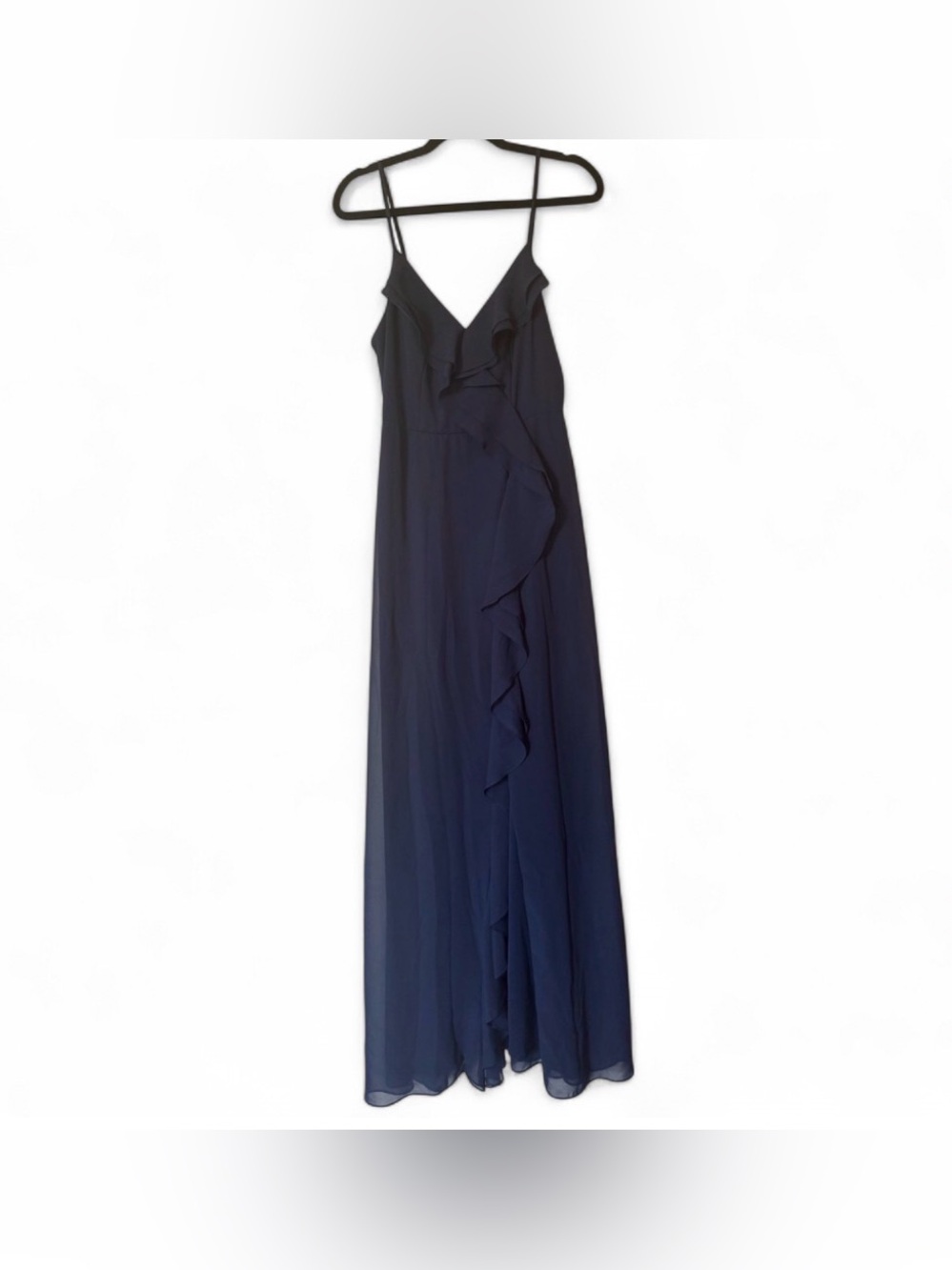 Db studio ruffle navy dress